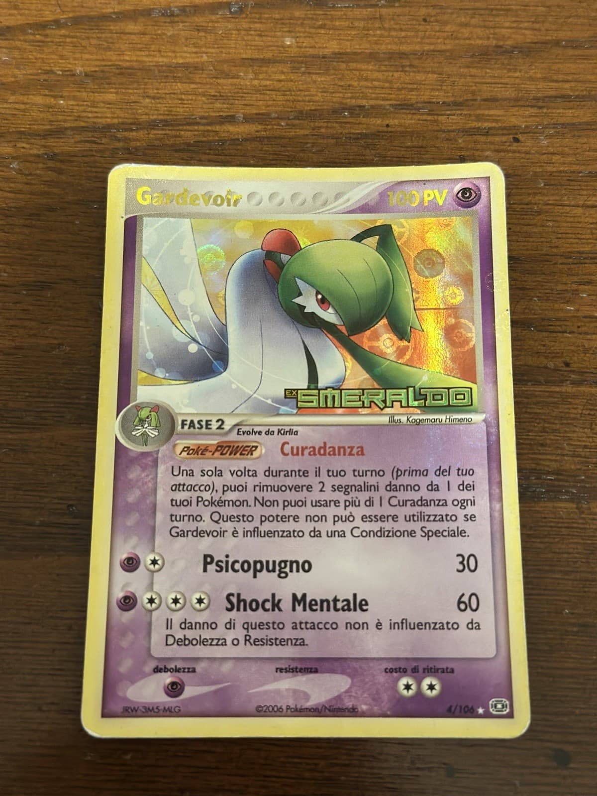 Listing photo for Pokemon Card Gardevoir Ex Emerald Ita Exc+ 4/106 No Charizard No Psa