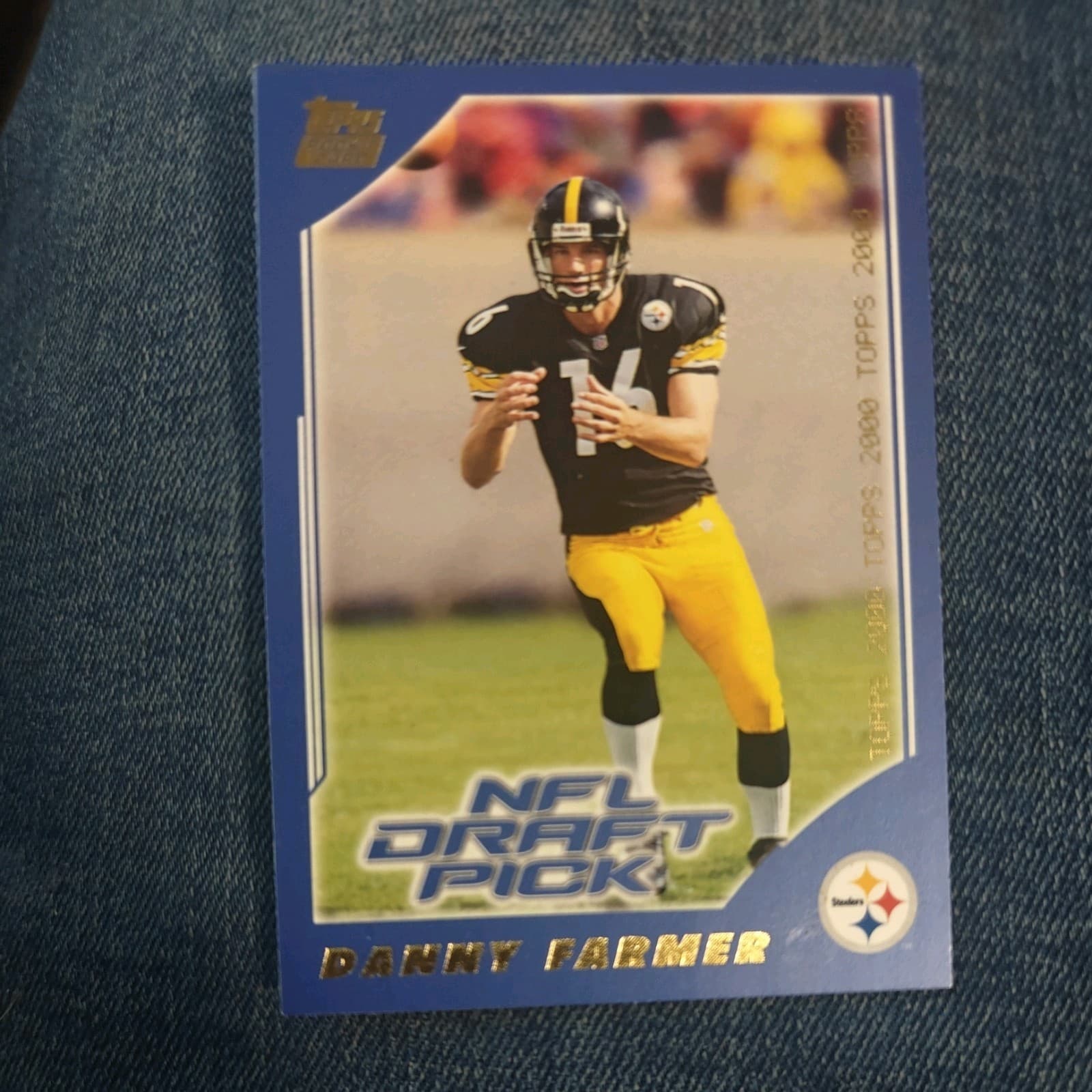 Listing photo for Danny Farmer Rookie 2000 Topps NFL #394 Draft Card Pittsburgh Steelers