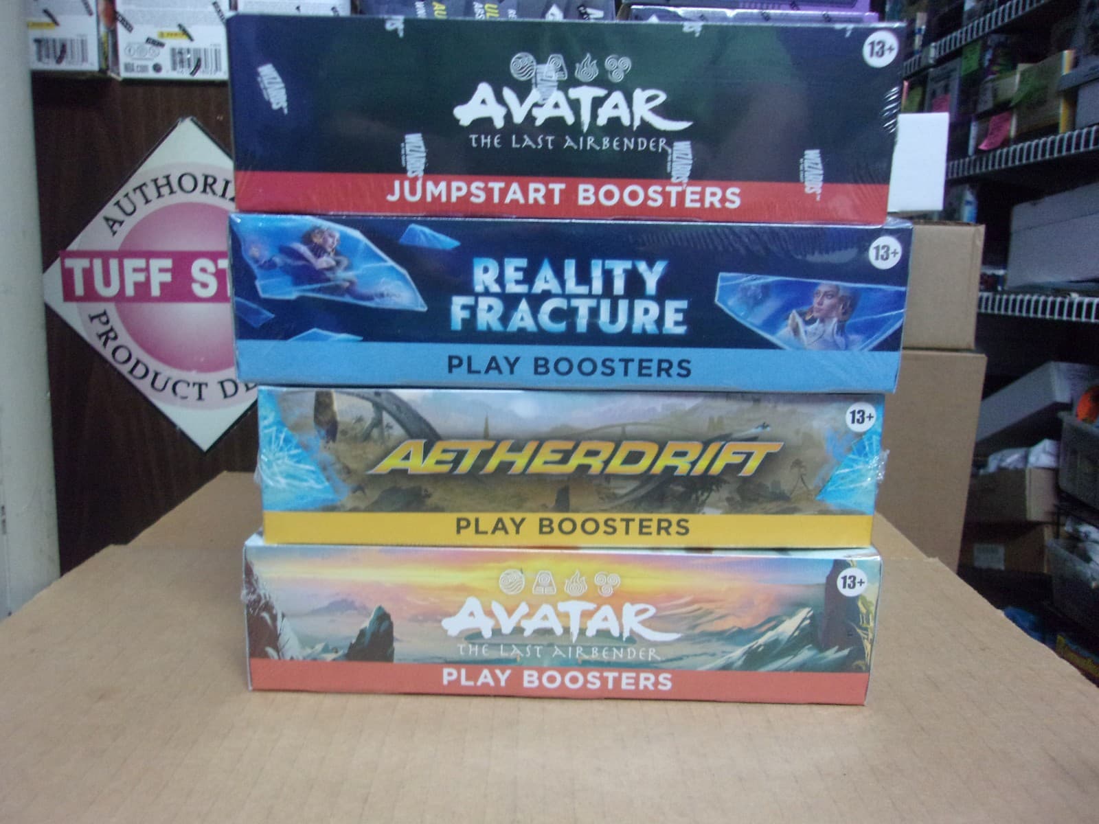 Listing photo for MTG REALITY FRACTURE + AVATAR + AETHERDRIFT PLAY + AVATAR JUMPSTART BOXES