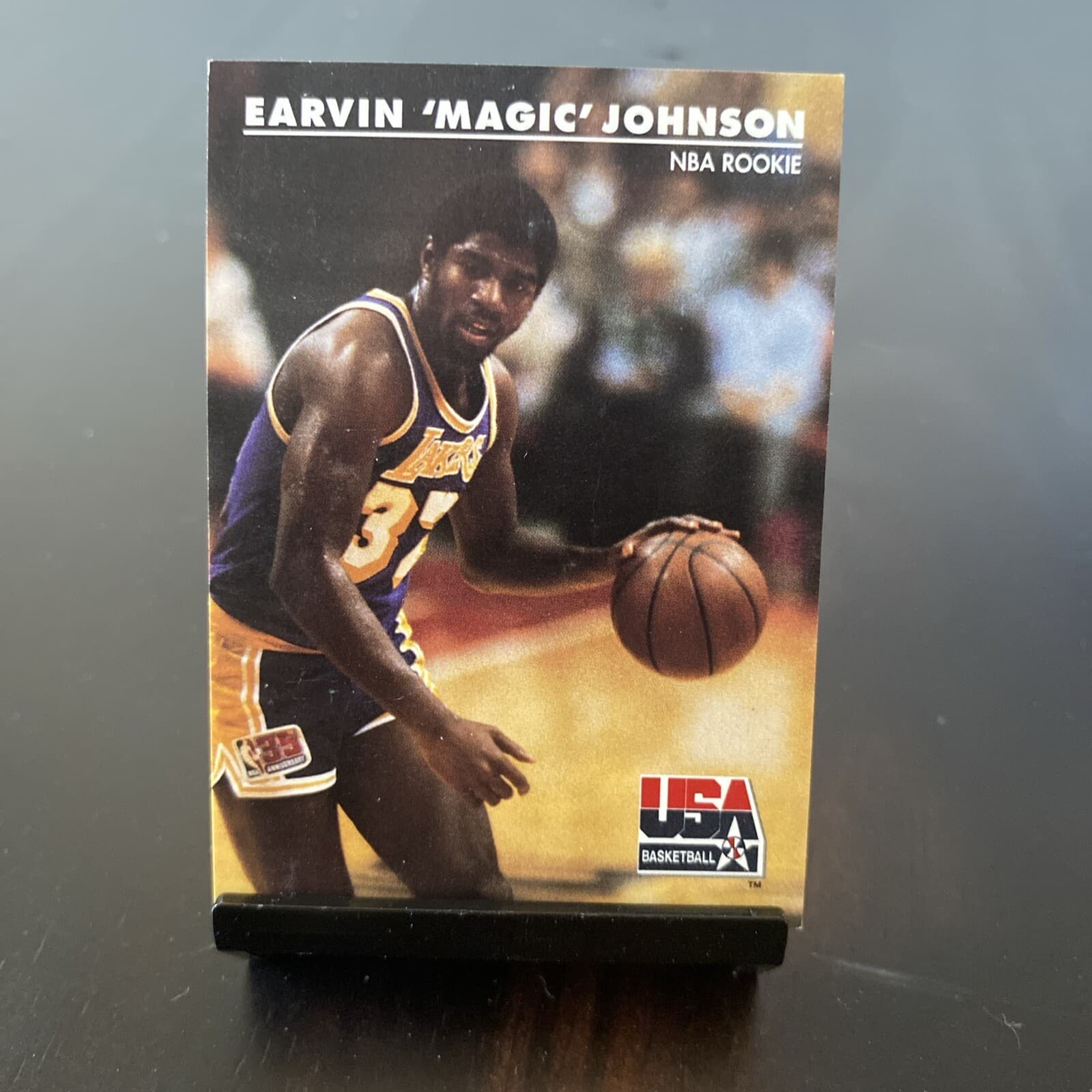 Listing photo for Vintage Magic Johnson 1992 Skybox NBA Card #29 Los Angeles Lakers