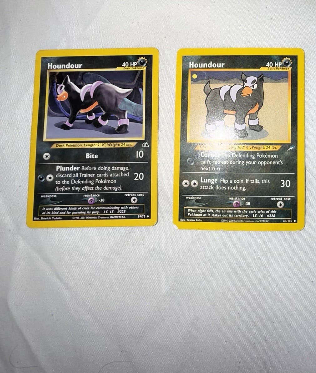 Listing photo for Houndour Card Set