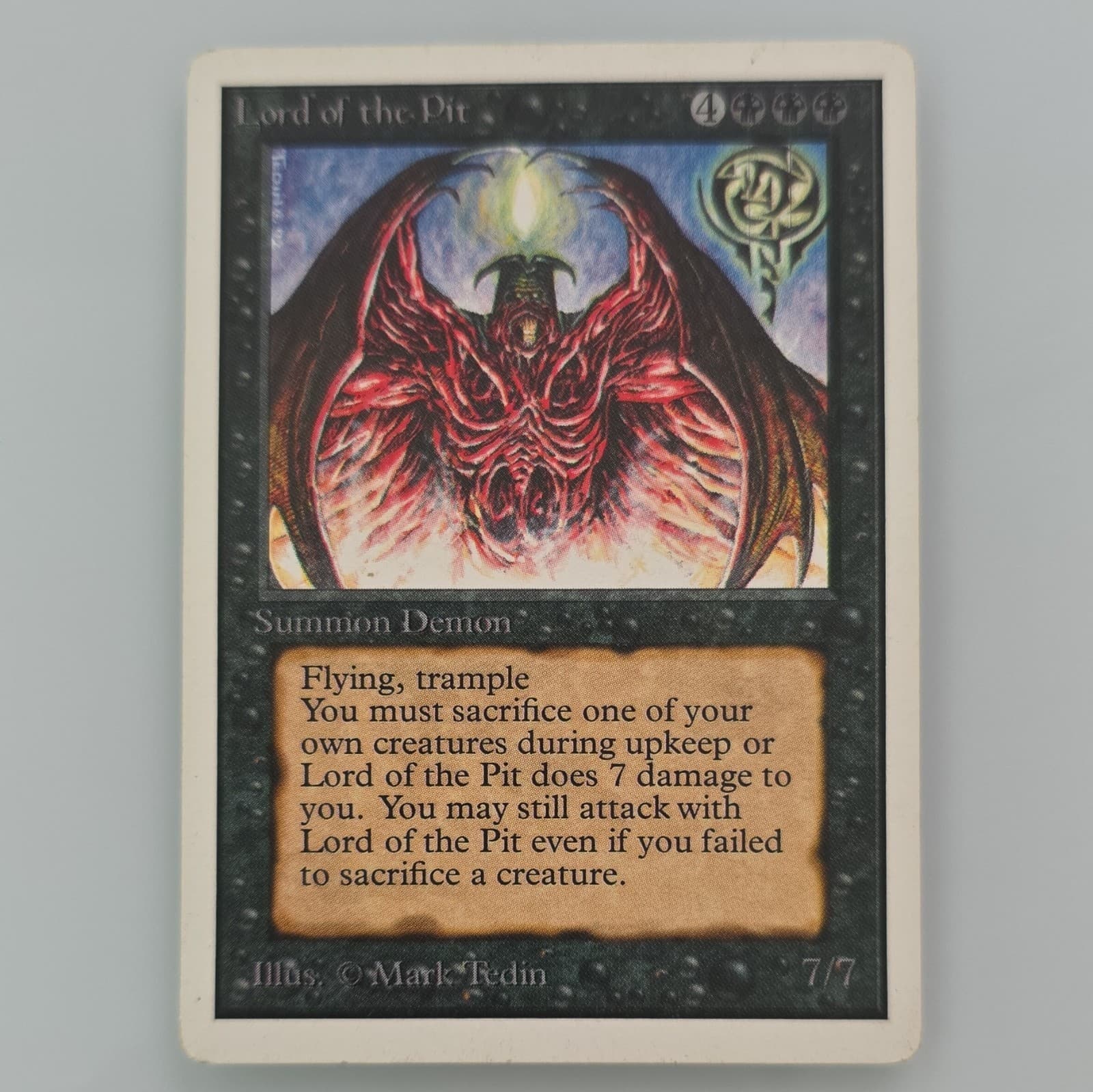 Listing photo for Lord of the Pit - REAL UNLIMITED Edition Rare Regular Black