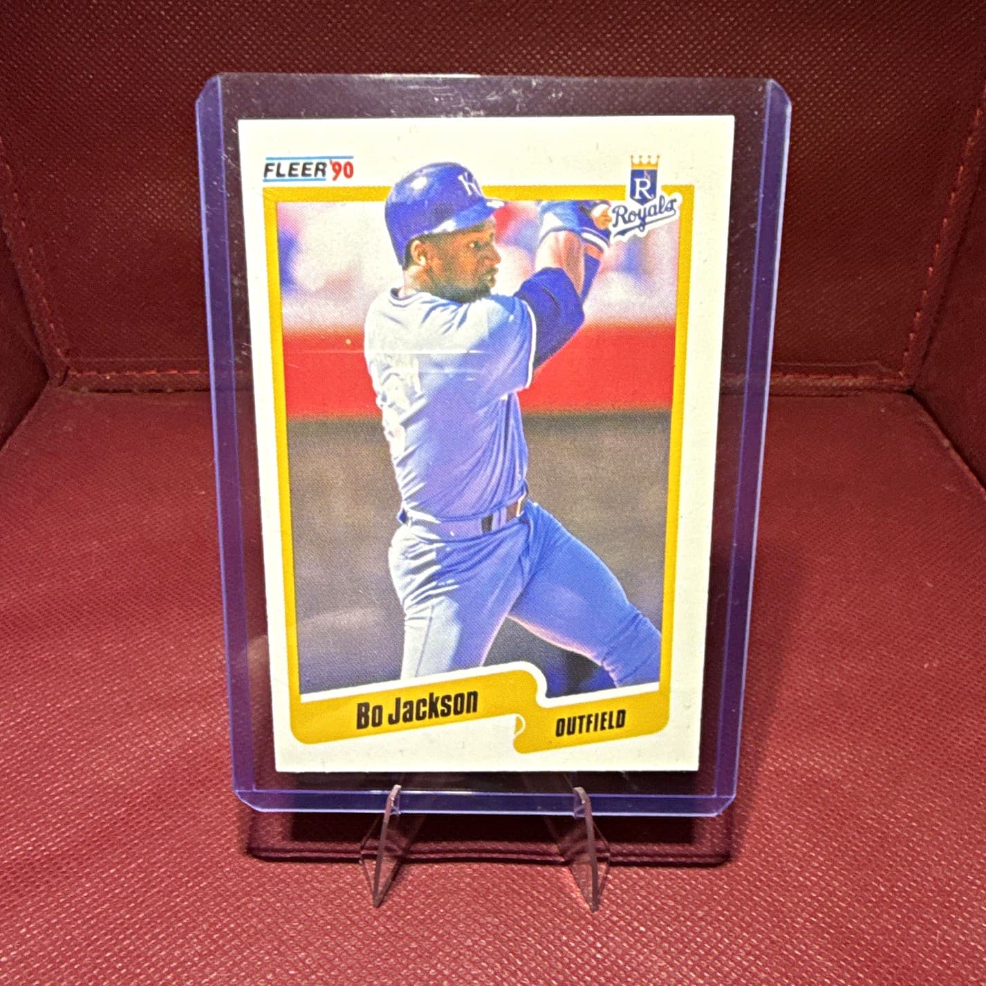 Listing photo for Fleer 1990 Bo Jackson #110 Kansas City Royals MLB Baseball Card Base Set